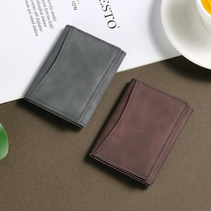 Minimalistische Leder Geldbörse