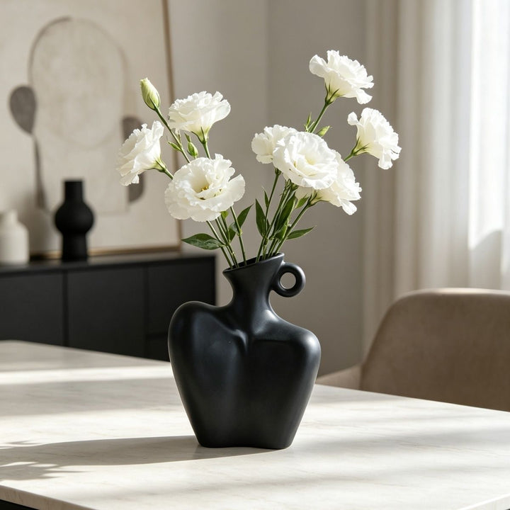 Künstlerische Abstract Dekorative Vase Karnz