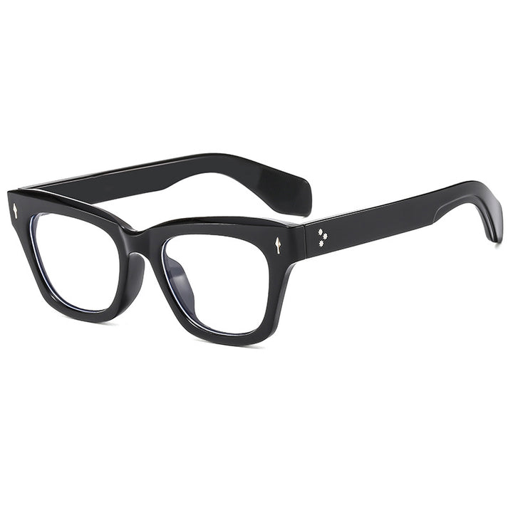 Damen Cat-Eye Sonnenbrille mit modernem, transparentem Rahmen und UV-Schutz Karnz