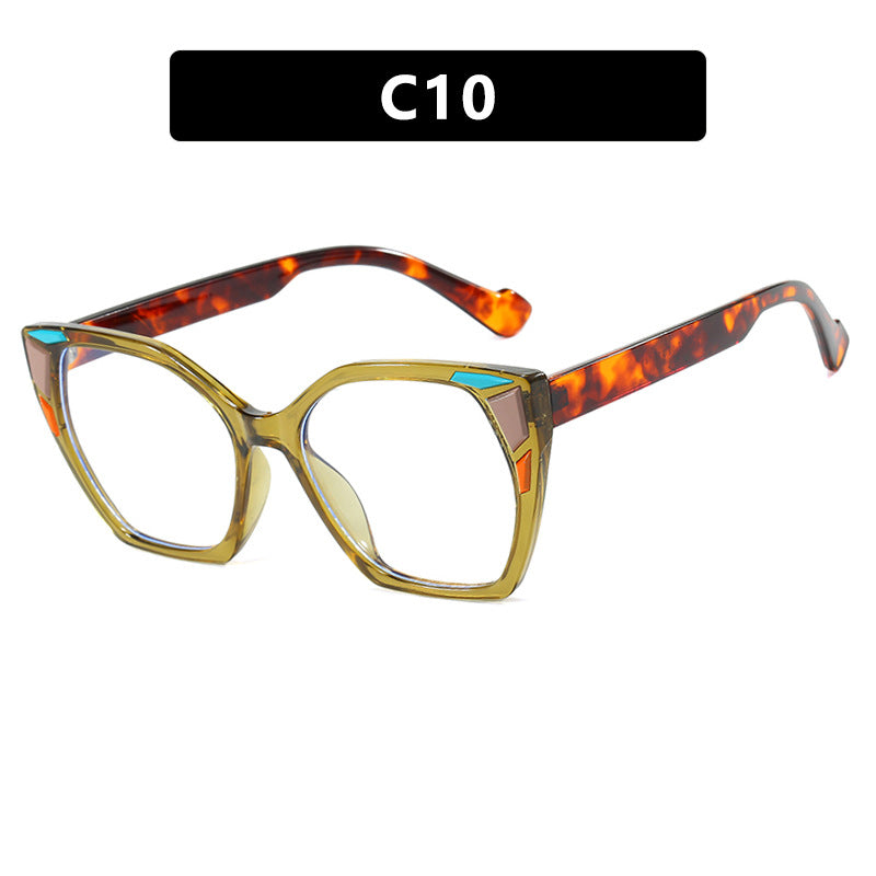 Damen modische Geometrische Designerbrille Karnz