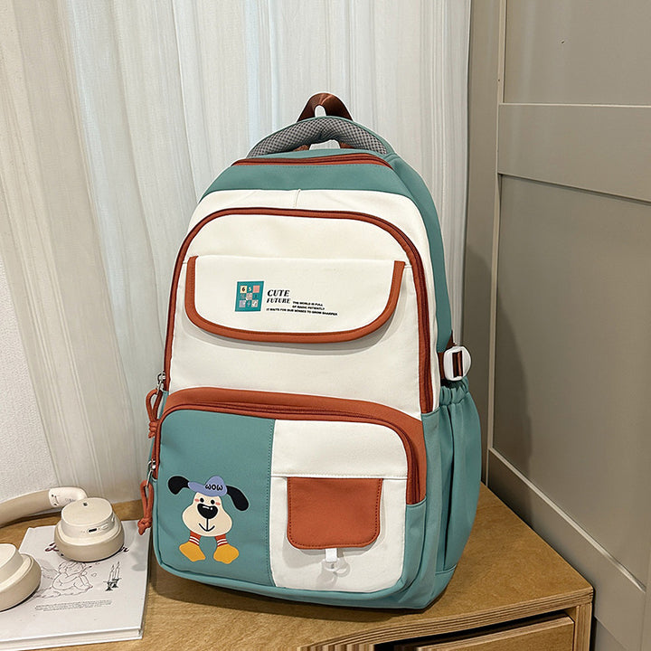Stylischer Mehrfach-Taschen Schulrucksack