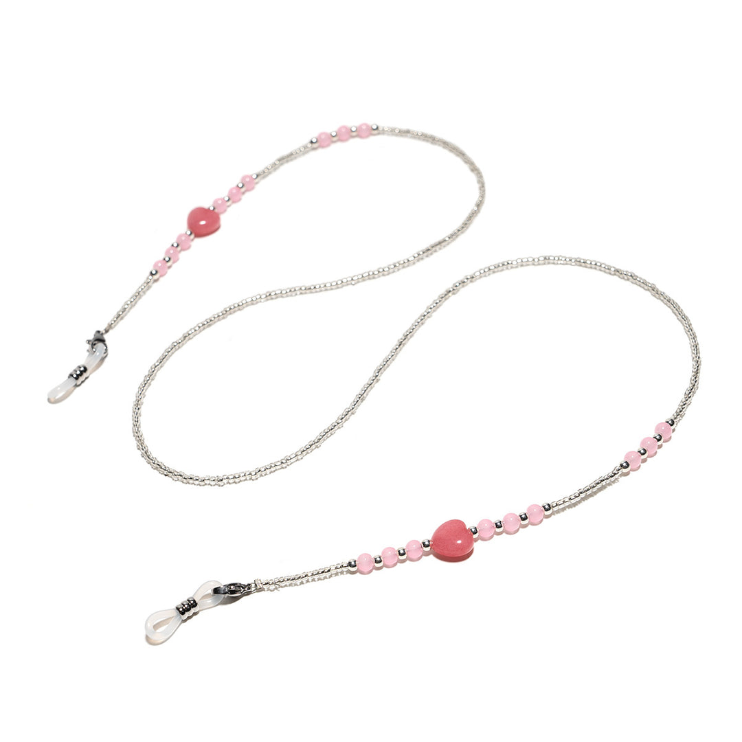 Elegante Perlen Brillen Kette Karnz