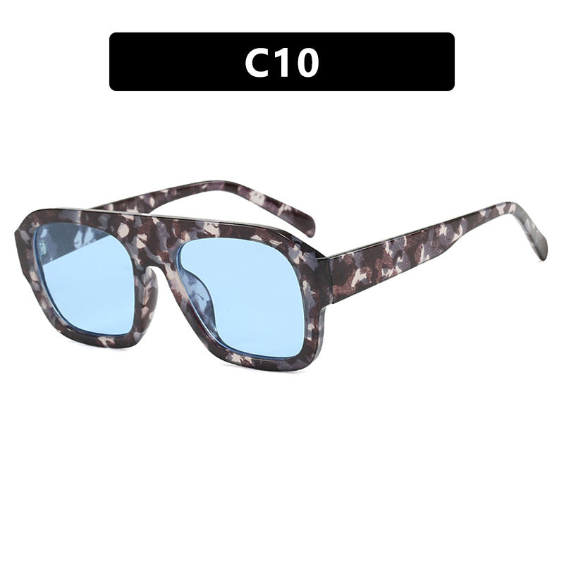 Damen modische Sonnenbrille im schützenden Oversized-Format Karnz