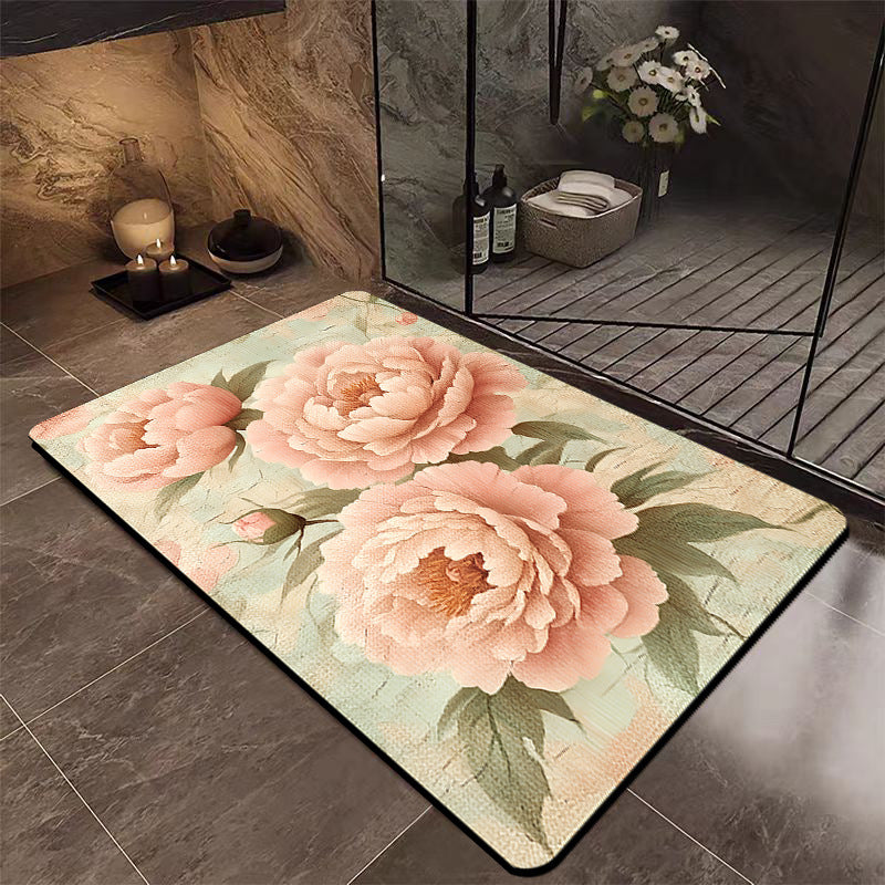 Elegant Floral Design Bereich Matte