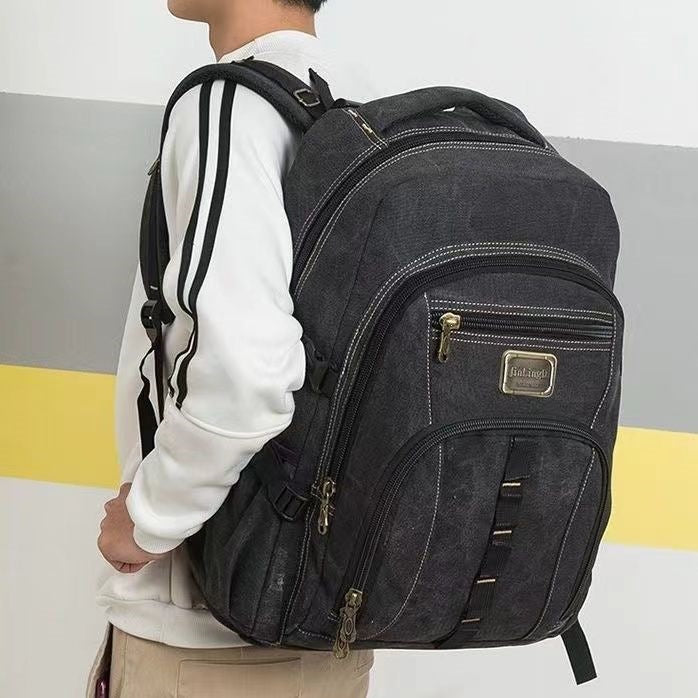 Multifunktionaler Canvas-Reiserucksack Karnz