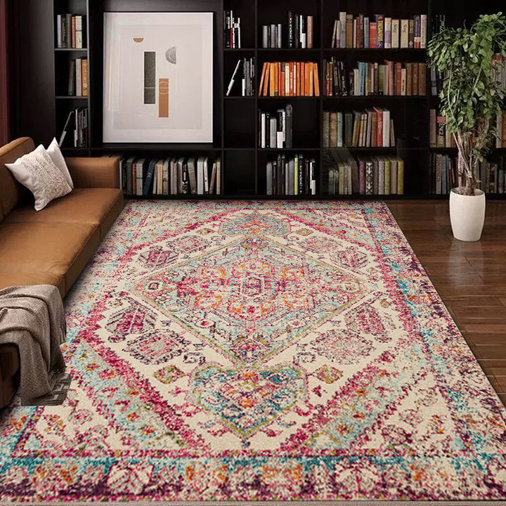 Vintage-inspirierter Bohemian-Teppich