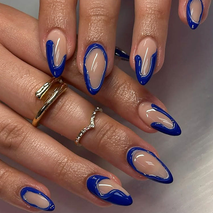 Künstlerische Stiletto Nagelkunst