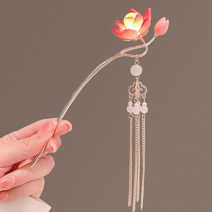 Dekorativer floraler Haarschmuck-Stick Karnz