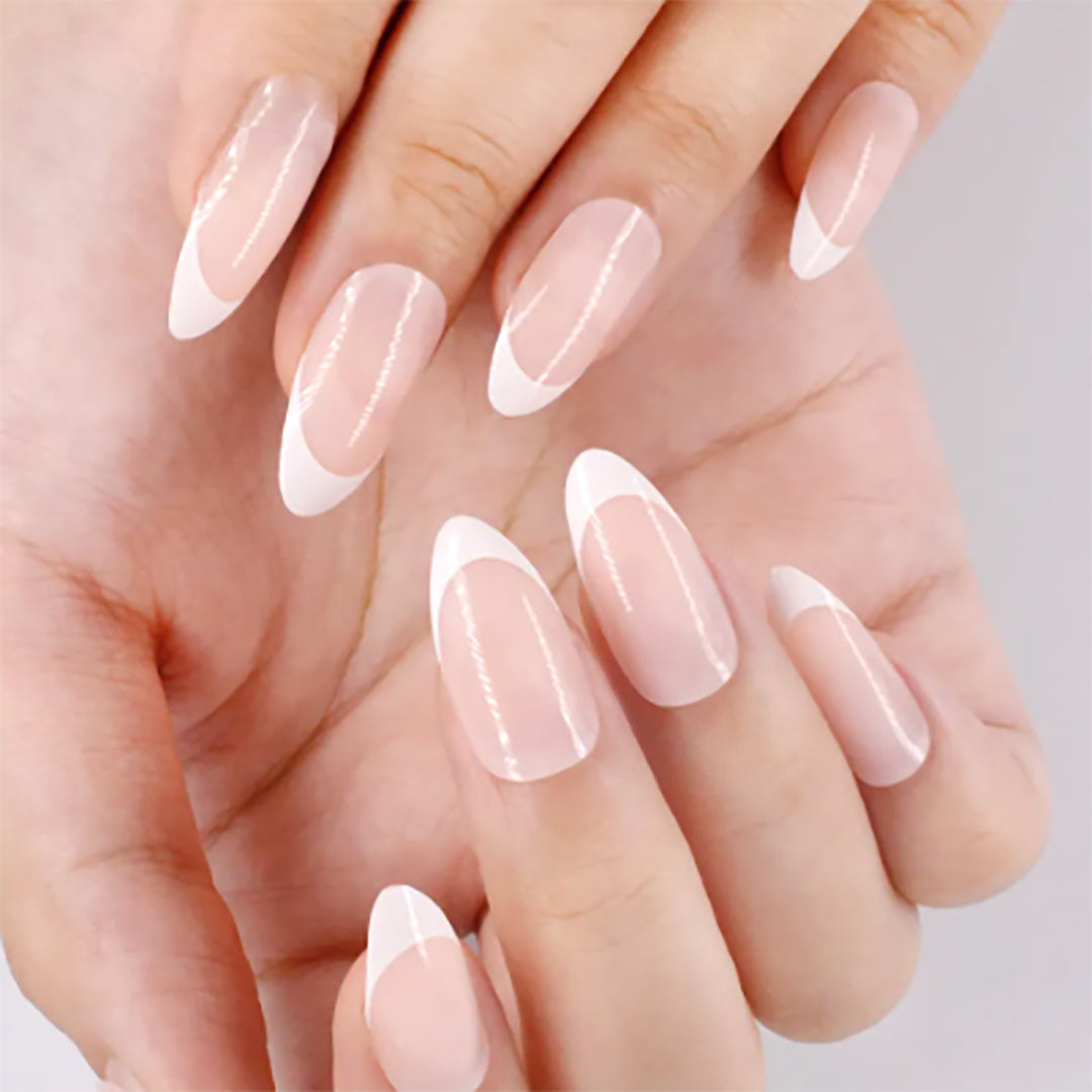 Elegante Französische Tipp Stiletto Press-On Nägel Karnz 1789085334