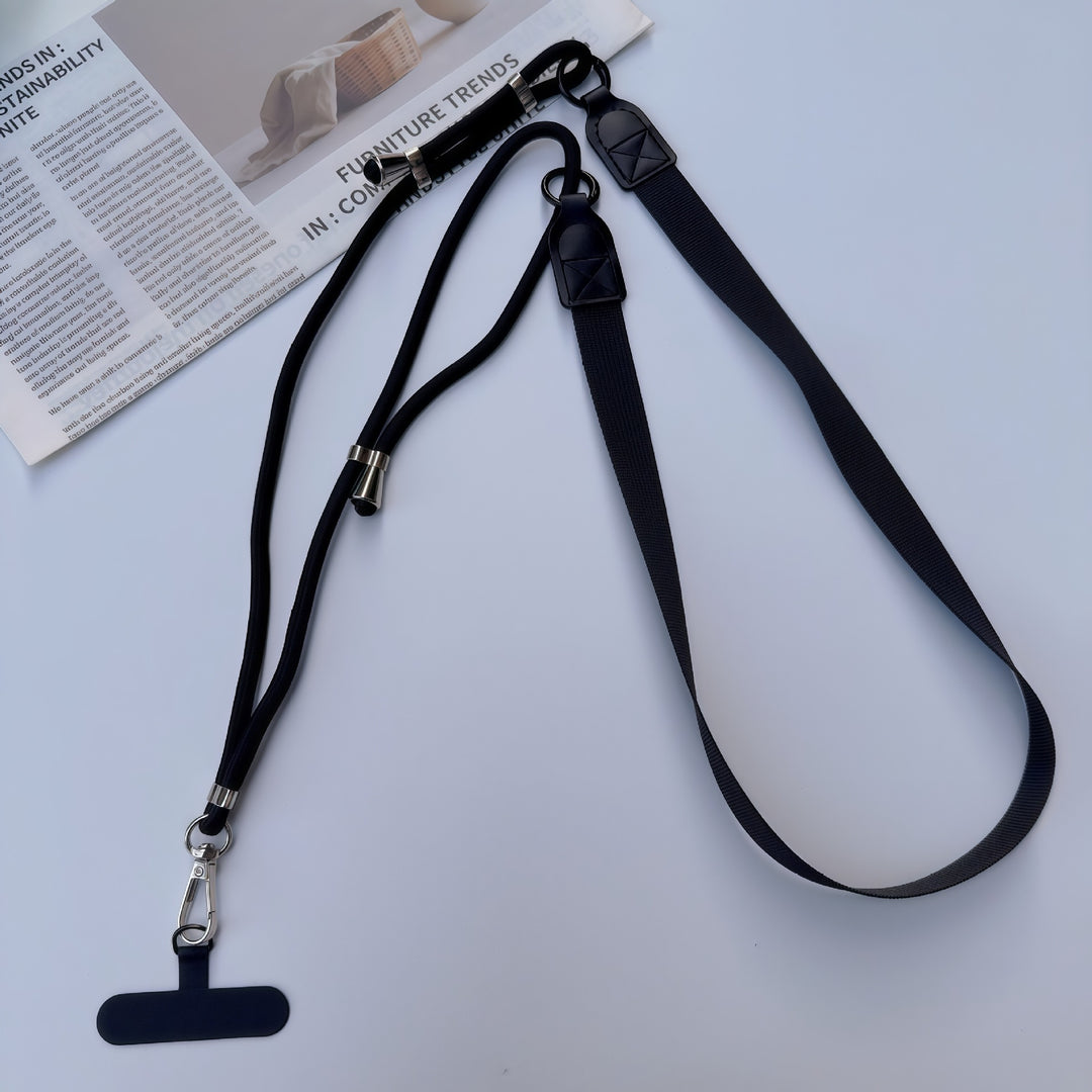 Multifunktionale verstellbare Halskette mit ID-Halter Karnz