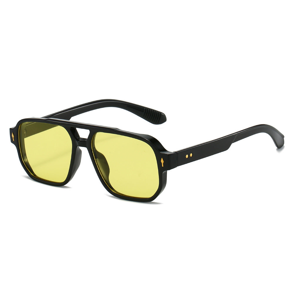 Oversized geometrische Sonnenbrille mit verbesserter UV-Schutz Karnz