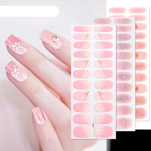 Florale Design Nagel-Wraps  1790954342