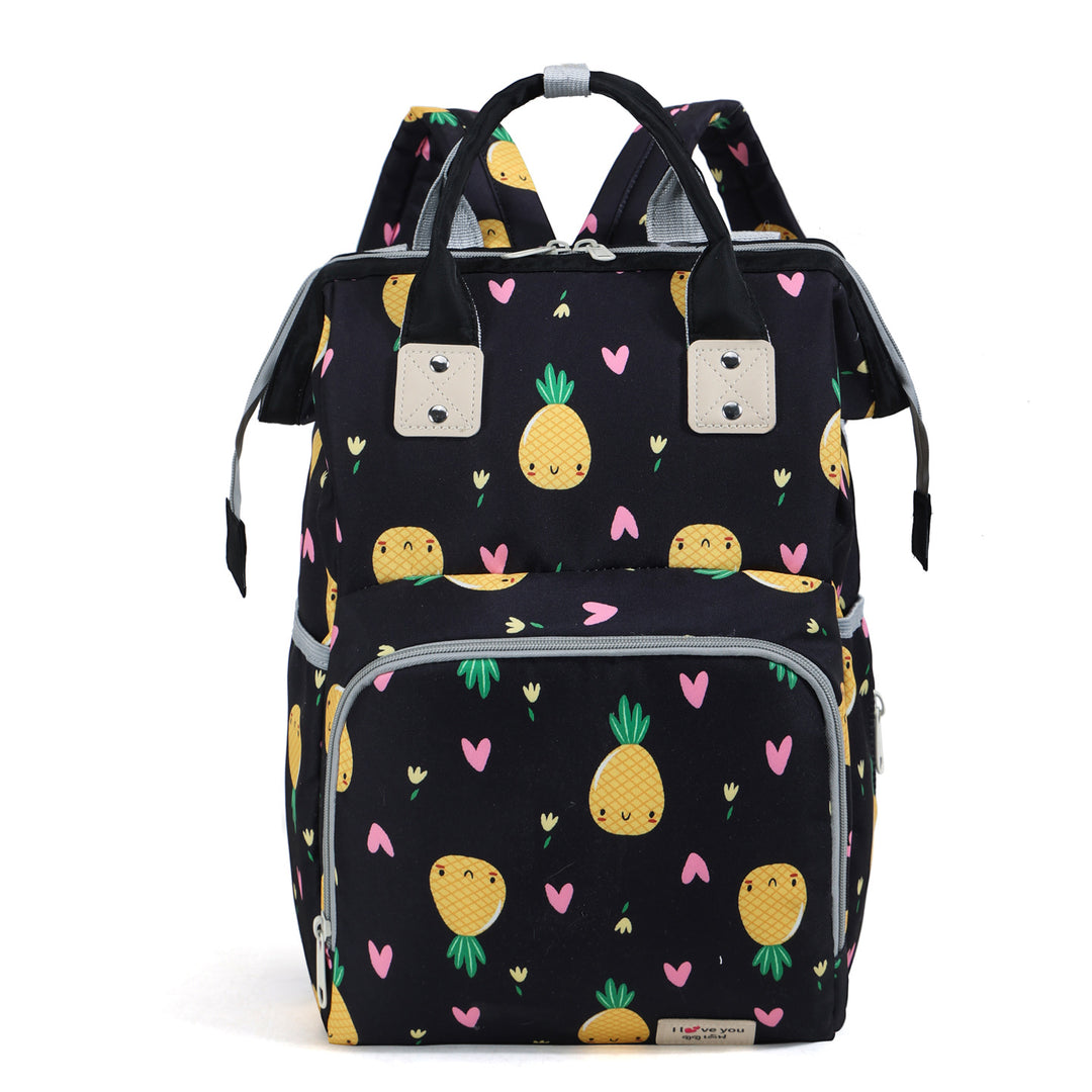 Verspielter Ananasdruck Wickelrucksack Karnz