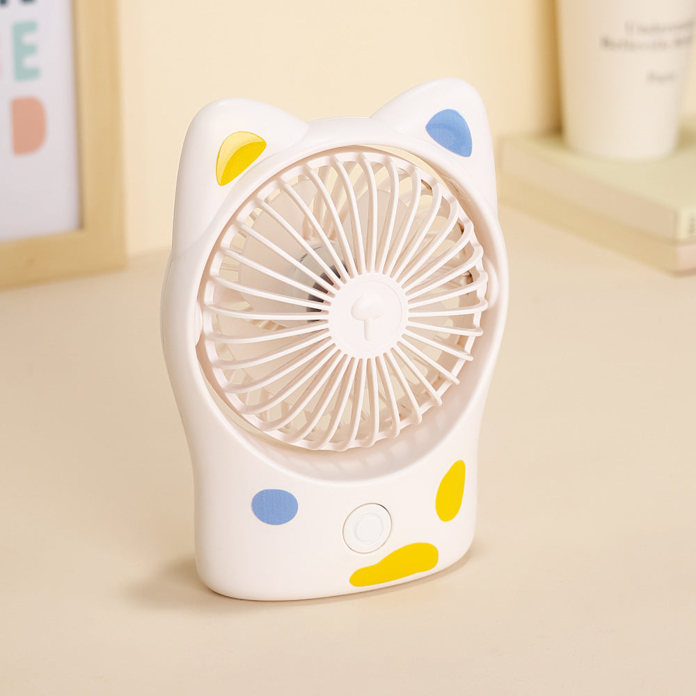 Damen Tragbarer Mini-Kühlen Ventilator mit Katzenohren Karnz