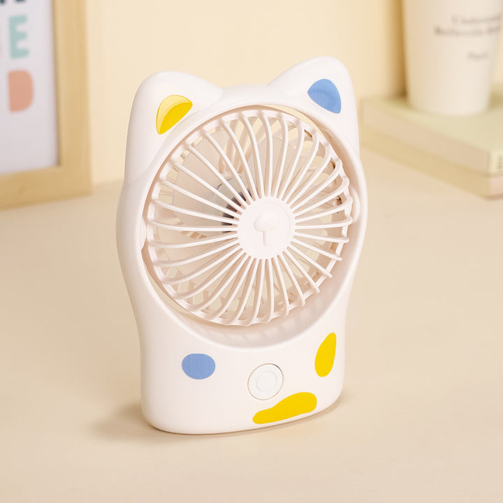 Damen Tragbarer Mini-Kühlen Ventilator mit Katzenohren Karnz