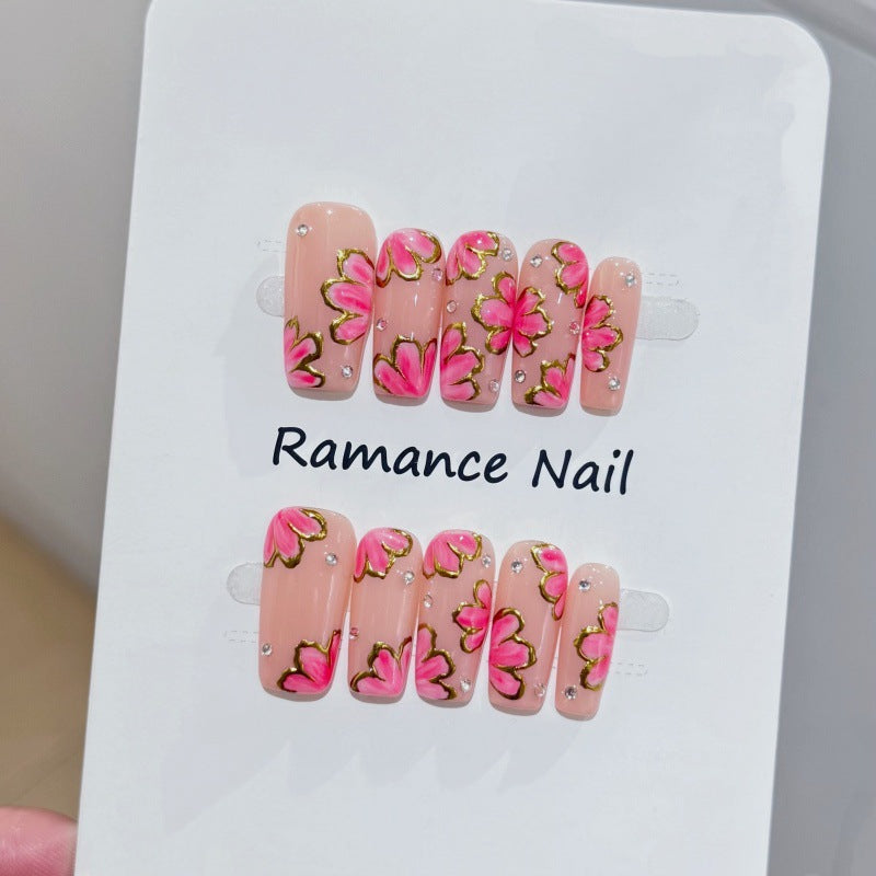Floral Blossom Nagelkunstset Karnz