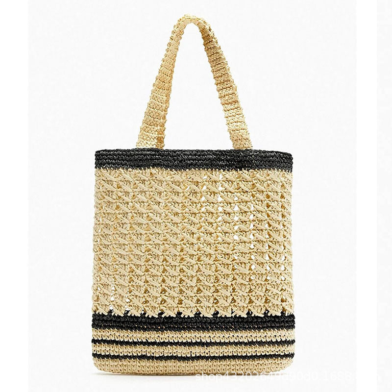 Damen Handgeknüpfte Korbtasche mit elegantem Design Karnz