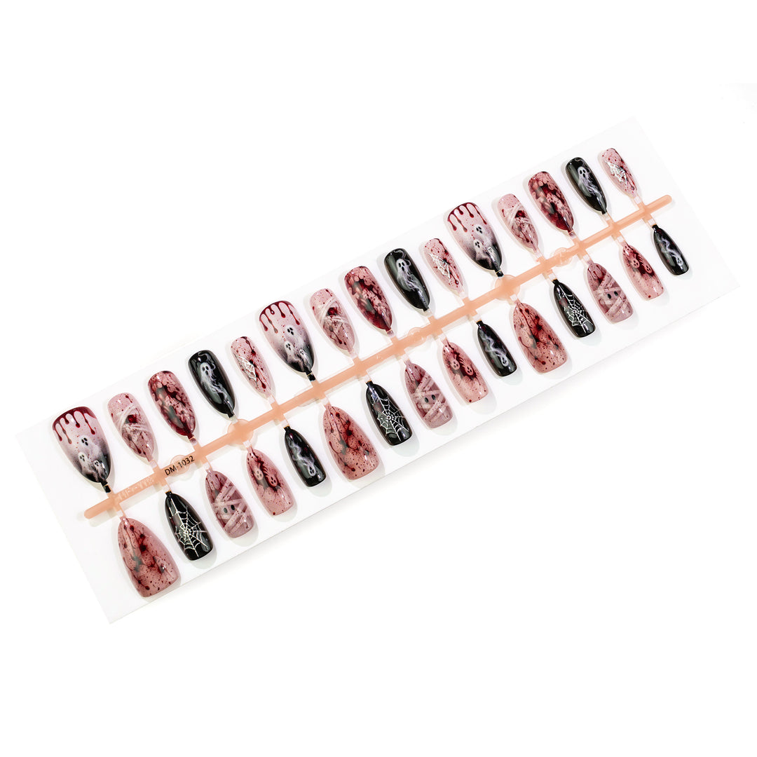 Halloween-Themen Press-On Nagelkunst Set 1790738400