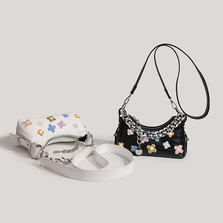 Dekorative Ketten Schultertasche Karnz