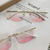 Damen elegante quadratische Sonnenbrille mit funkelnden Akzenten Karnz
