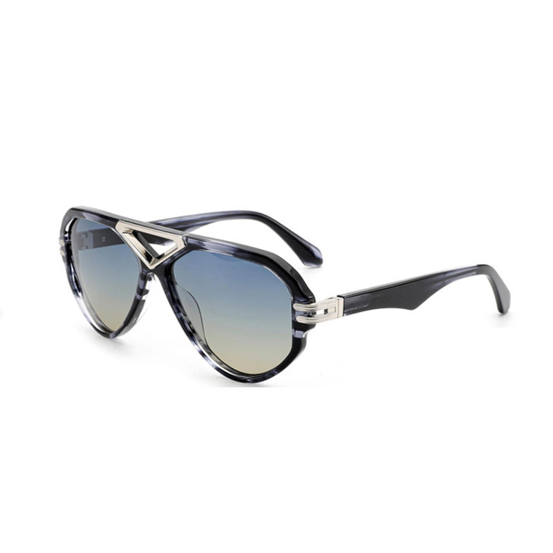 Damen elegante Sonnenbrille mit markantem Rahmen Karnz