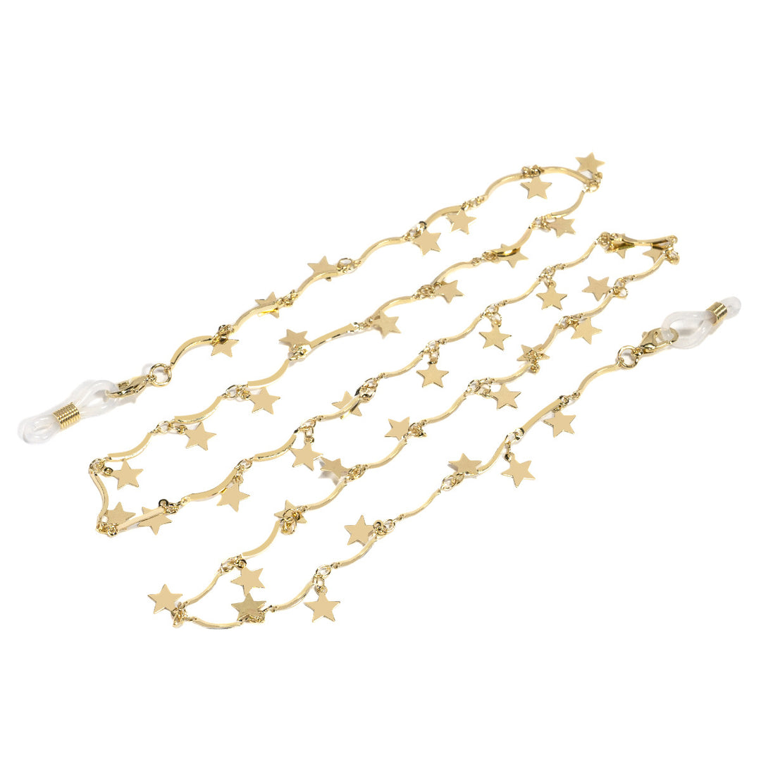 Elegante Goldene Sternenkette Karnz