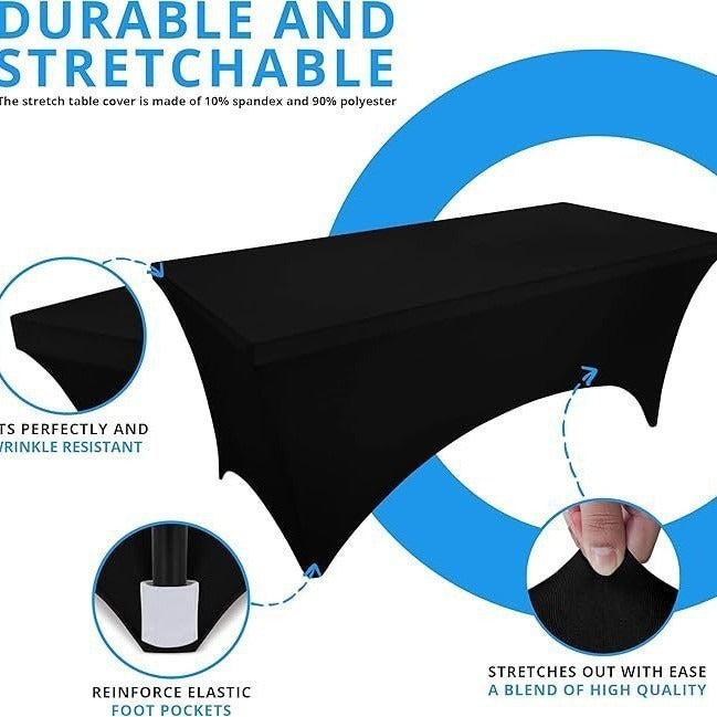 Unisex Elegante Stretch-Tischdecke für Veranstaltungen Karnz