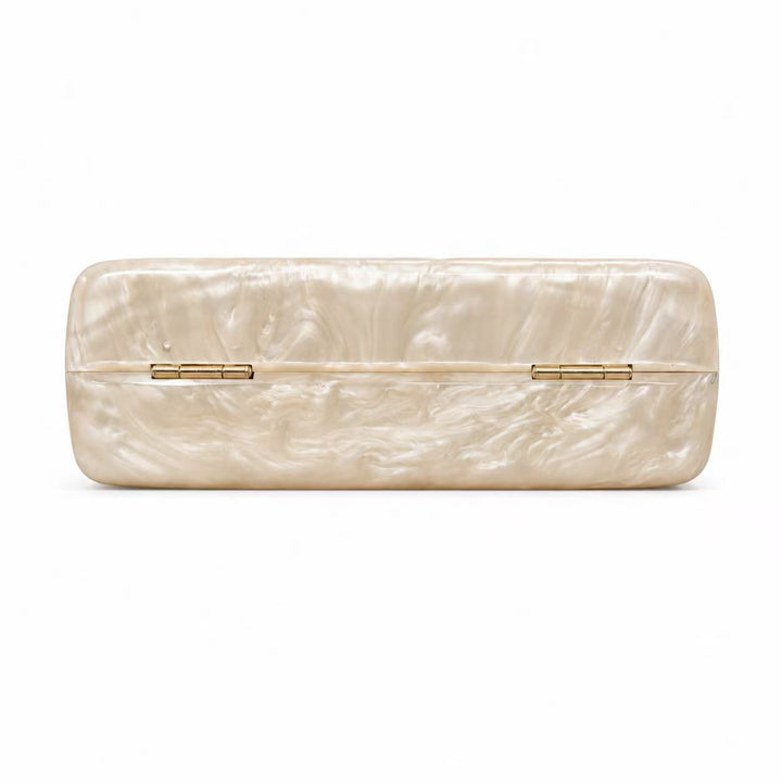 Vintage-inspirierte Perlenakzent Clutch