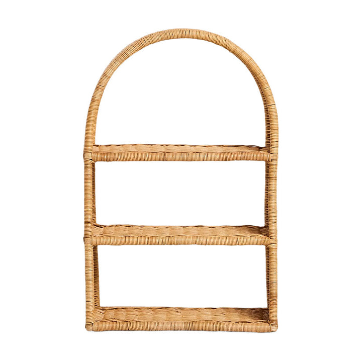 Handgefertigtes Regal aus geflochtenem Rattan Karnz