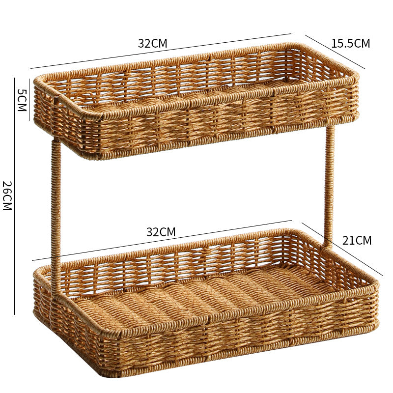 Unisex zweistufiger Aufbewahrungskorb Karnz