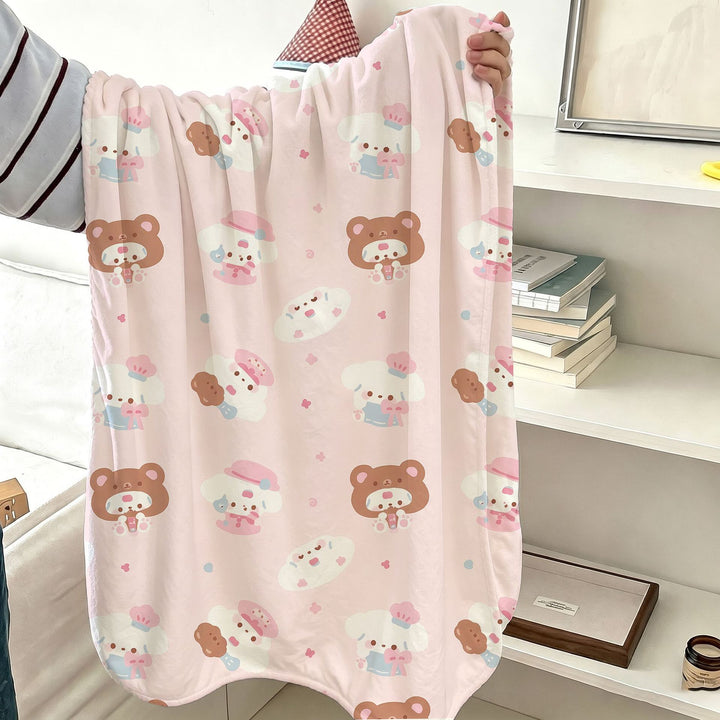Niedliche Cartoon-Themen-Fleece-Decke