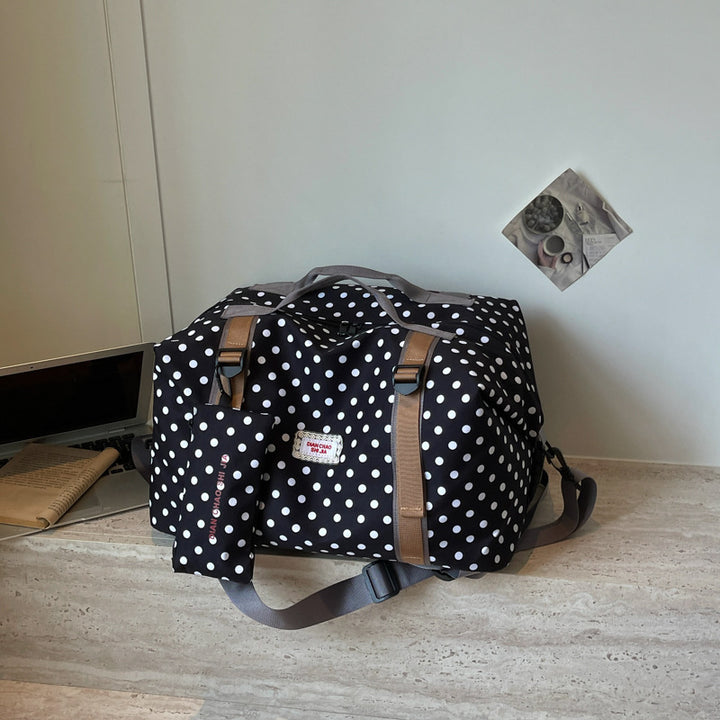 Stylische gepunktete Sporttasche