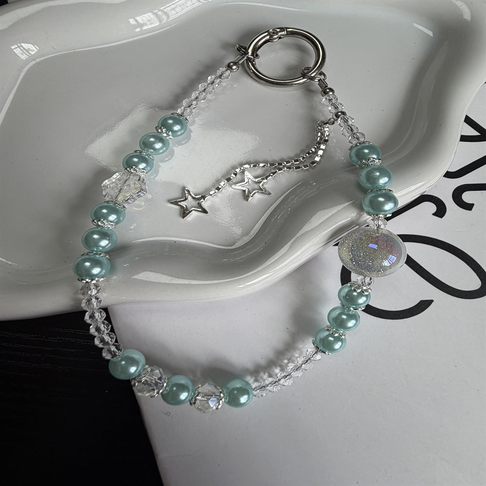 Elegante Perlen Charm Brillenband Karnz