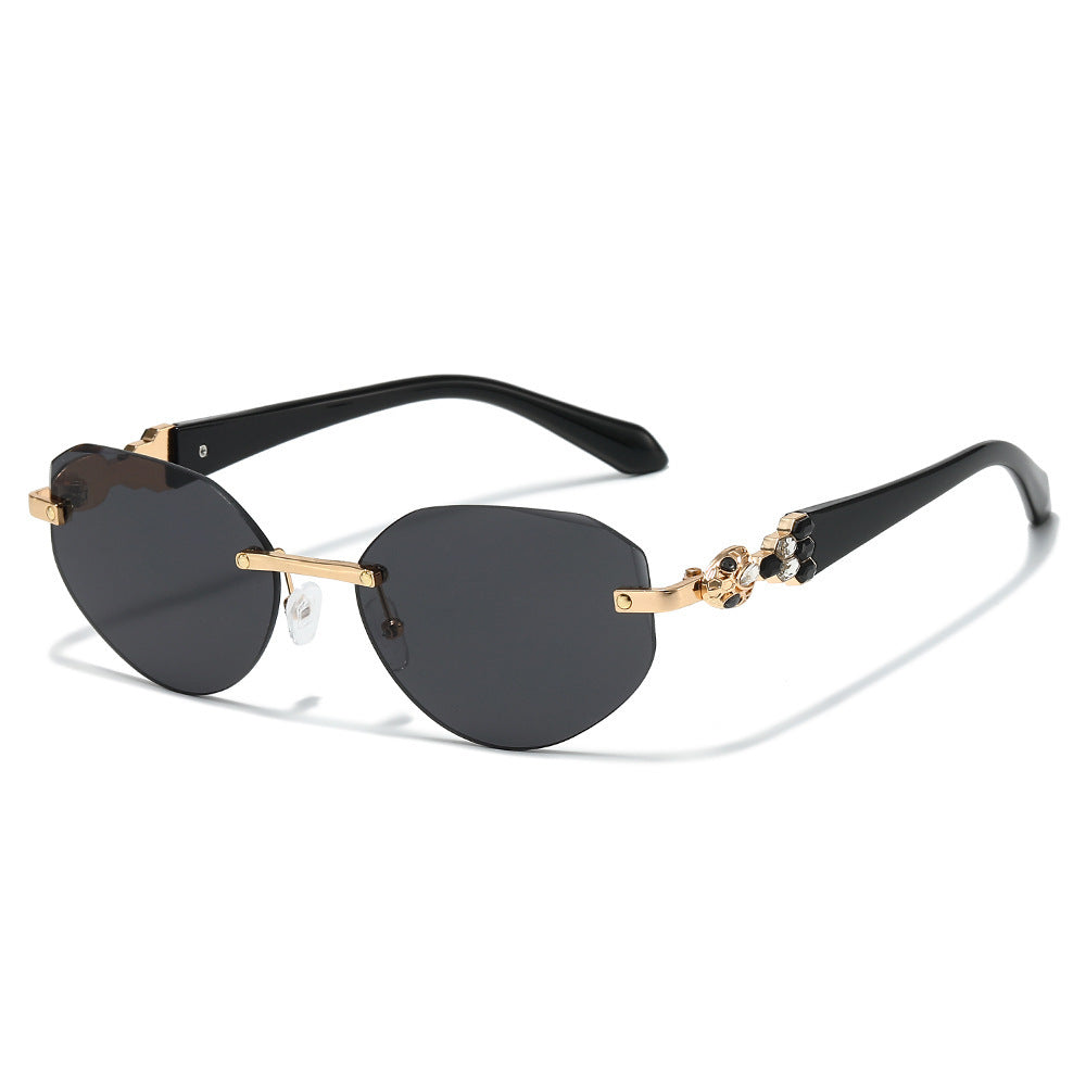 Dekorative Übergroße Schild-Sonnenbrille Karnz