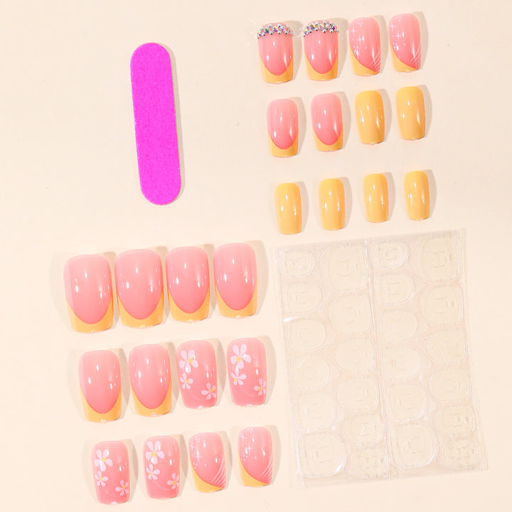 Künstlerisches Florales Gel-Nagelkunstset Karnz