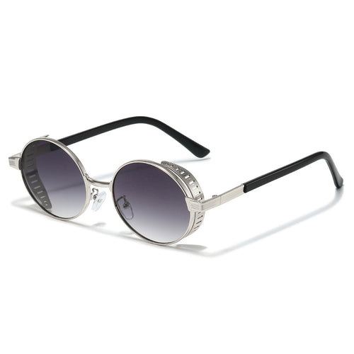 Ultra-moderne runde Rahmen Sonnenbrille Karnz