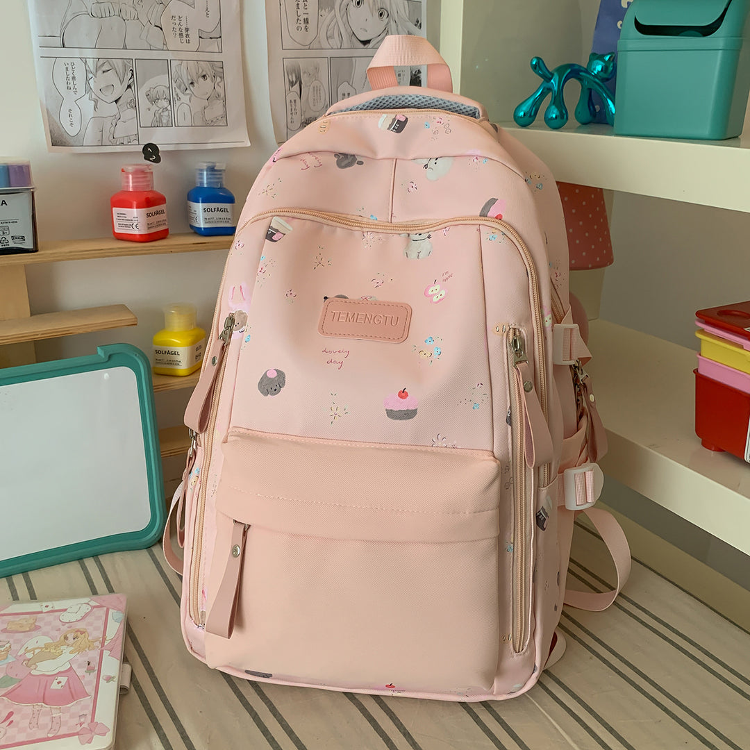 Verspielt Illustrierter Rucksack Karnz 1791205930