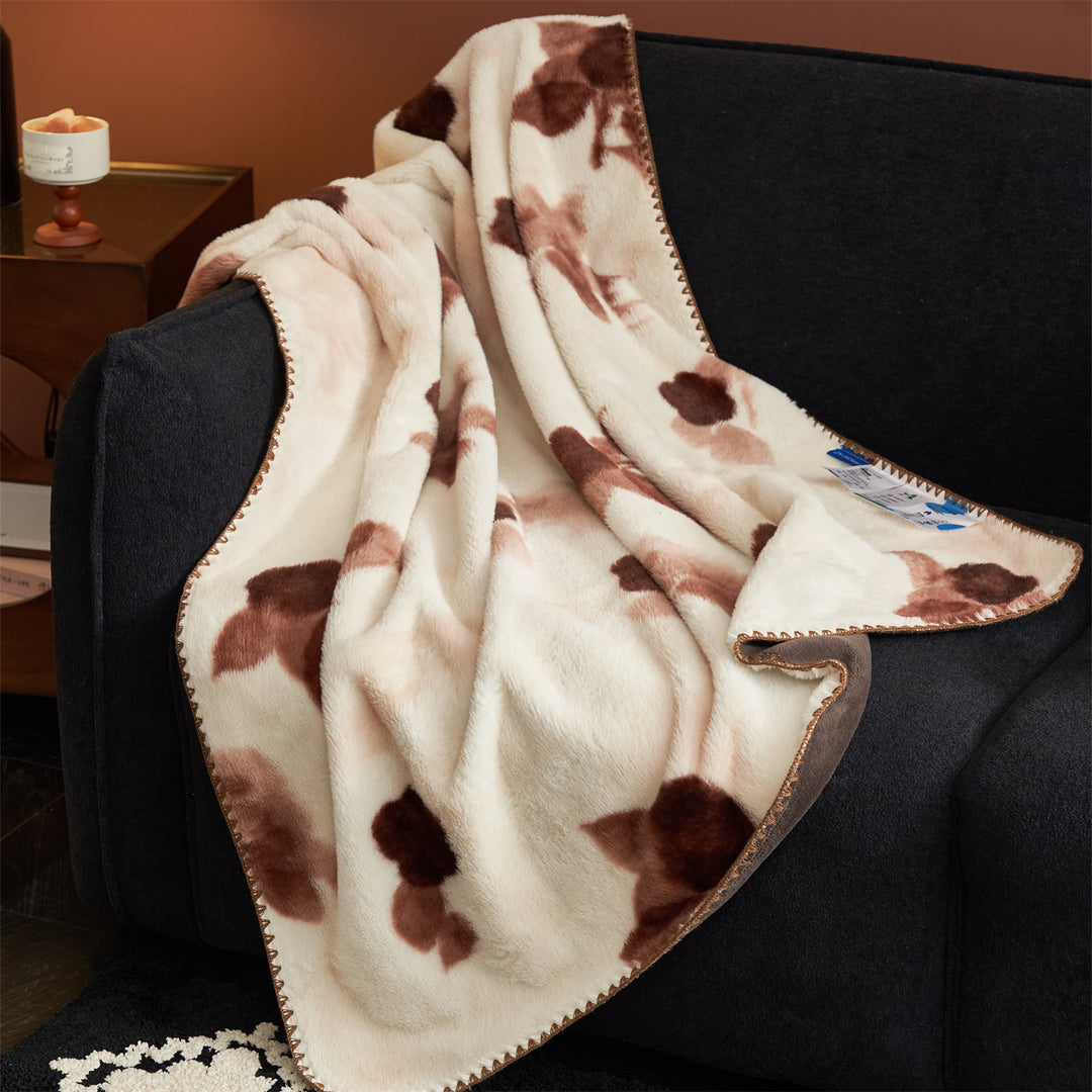 Blumenmuster Gemütliche Fleece-Decke