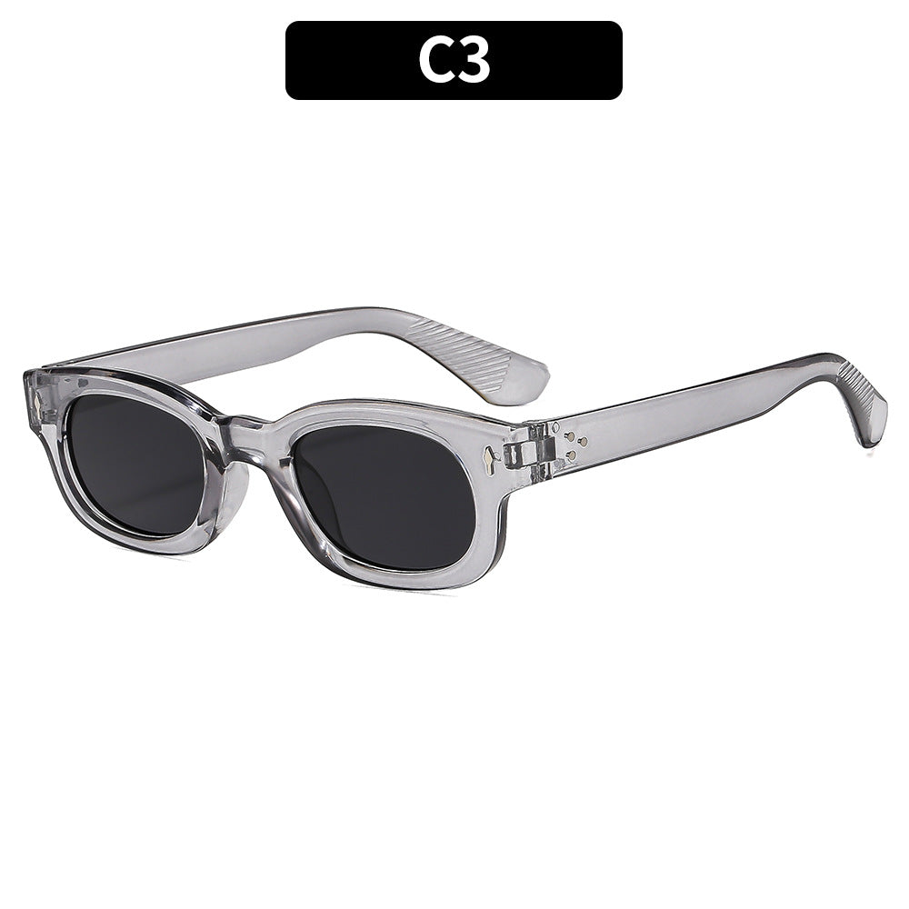 Retro Rechteckige Sonnenbrille
