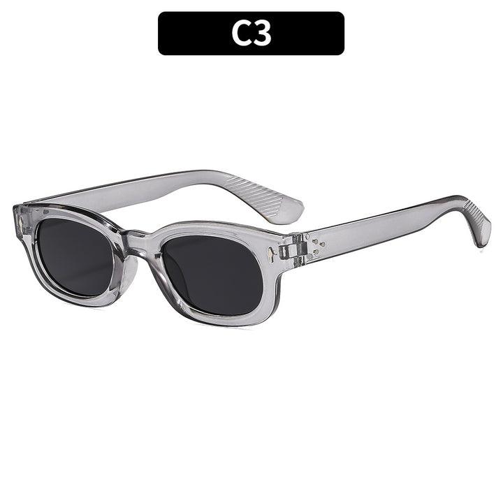 Retro Rechteckige Sonnenbrille