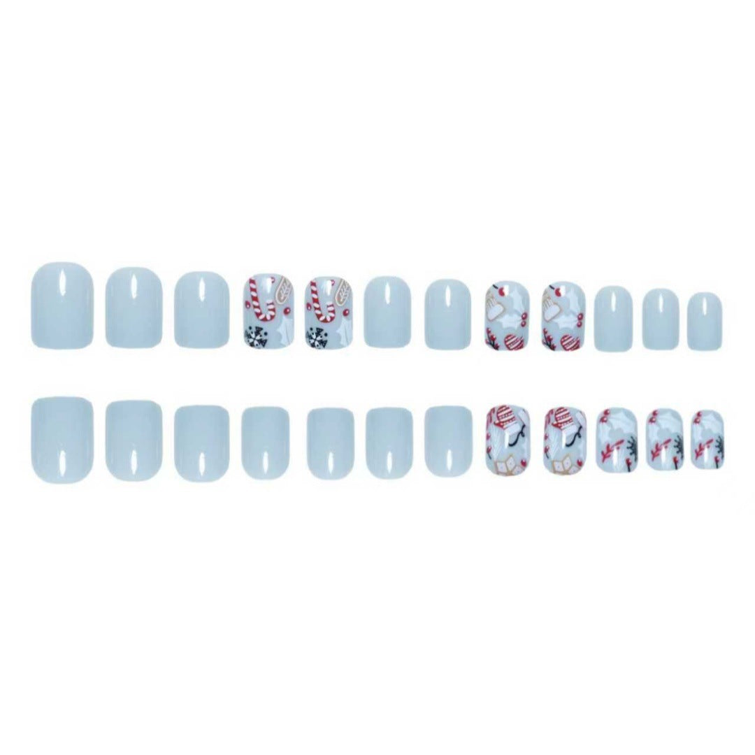 Festliche Nagelkunst-Wraps Karnz
