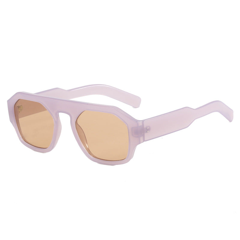 Damen modische geometrische Sonnenbrille Karnz