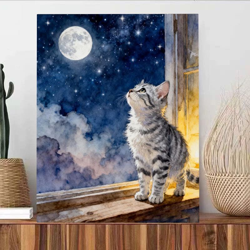 Katzen-Themen Wandkunst Karnz