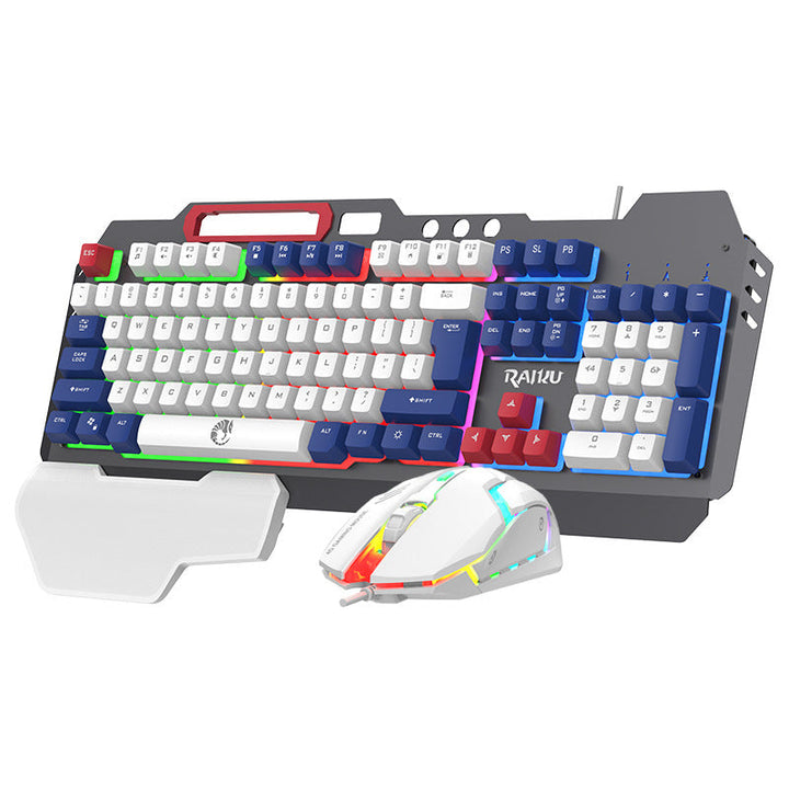 Ergonomische Mechanische Gaming-Tastatur mit Handballenauflage Karnz