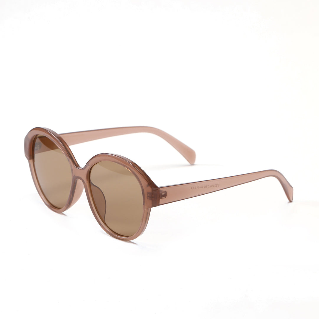 Damen runde modische Sonnenbrille mit auffälligem Leopardenmuster Karnz
