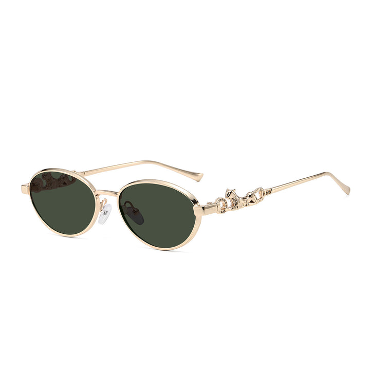 Dekorative ovale Rahmen-Sonnenbrille Karnz