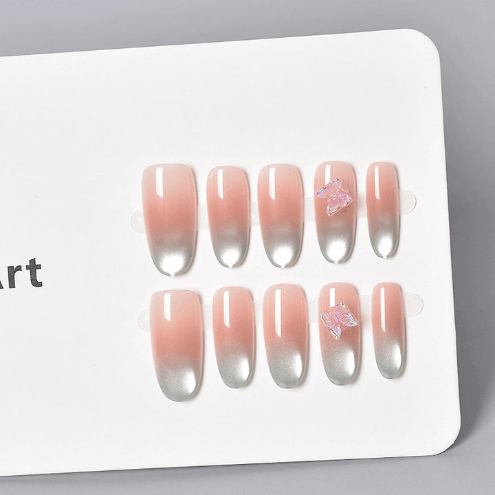Ombre Stiletto Press-On-Nagelverlängerungen Karnz