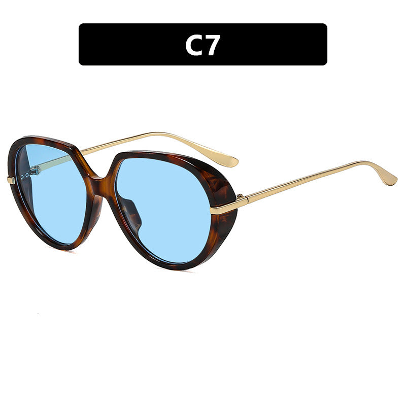 Damen Cat-Eye Sonnenbrille mit blendfreiem UV-Schutz und luxuriösem Metallrahmen Karnz