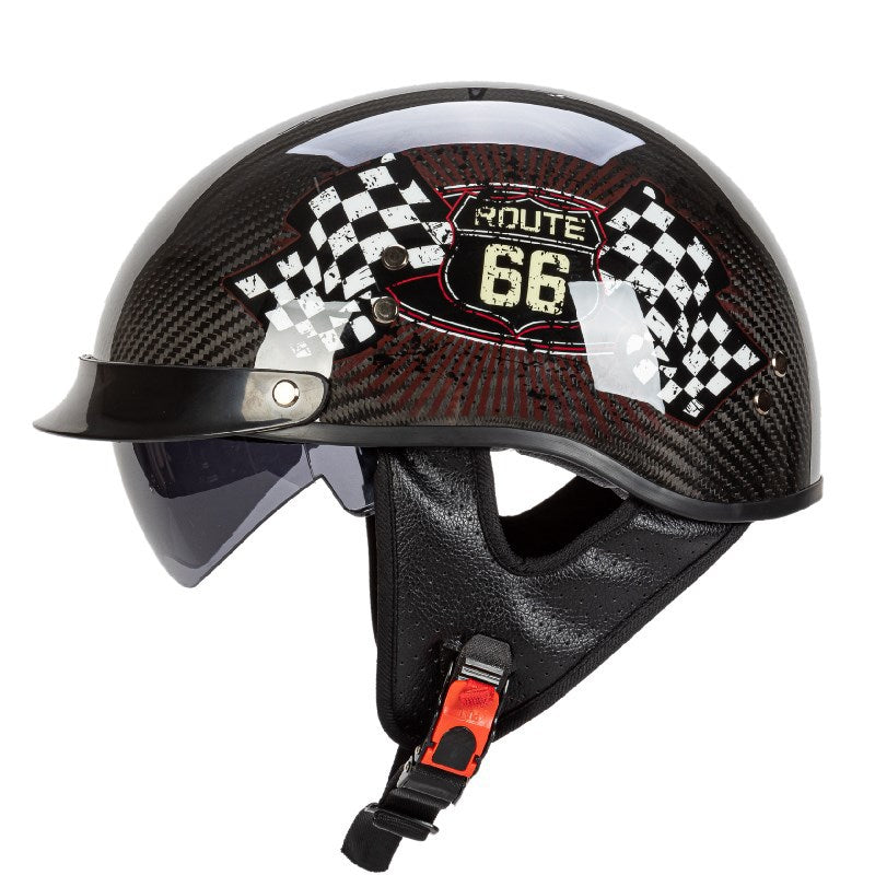 Grafisches Sicherheits-Schädel-Design Motorradhelm Karnz