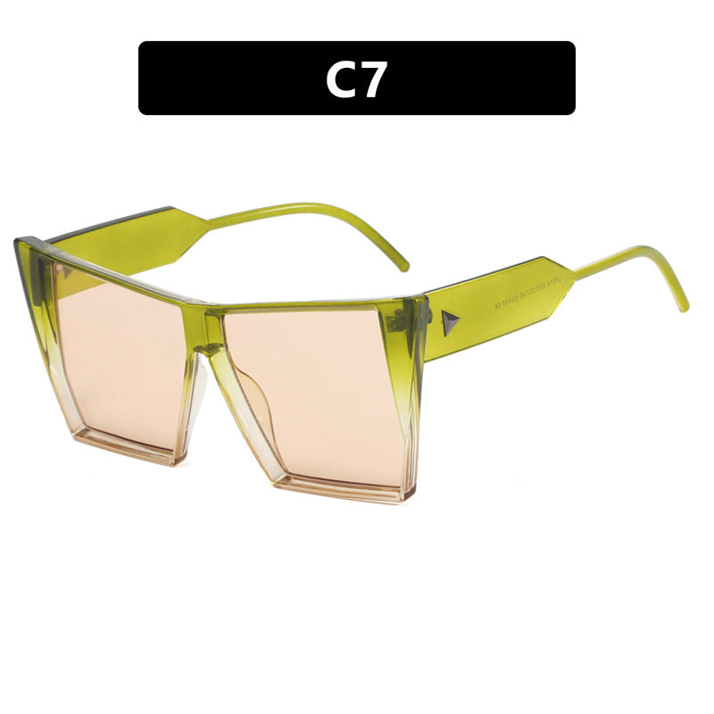 Damen geometrische Sonnenbrille mit innovative Gläsern Karnz